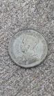 1928 Canada 25 Cents Silver Foreign Coin