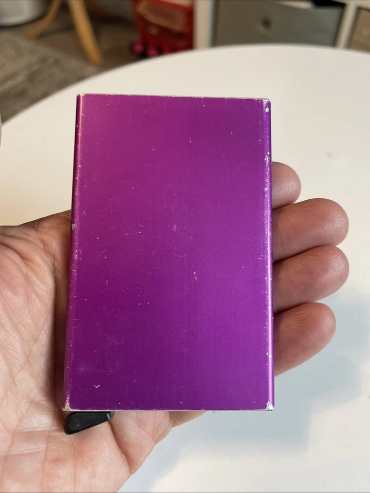 secrid mini wallet Purple Metal Card Holder Id Wallet. - Image 2 of 4
