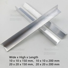 Tira de ajuste de protección de bordes de esquina de ángulo de aleación de aluminio perfil L de lados iguales
