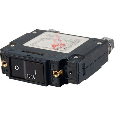 Blue Sea 7549 C-Series Flat Rocker Circuit Breaker - Single Pole - 100A BLUE SEA