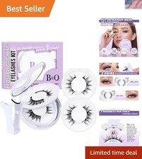 Reusable Magnetic Eyelashes with Applicator - Effortless Natural Look