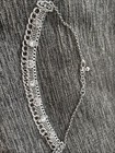 Brighton 18” Crystal Lux Silver Plate Collar Necklace Adjustable — photo 2