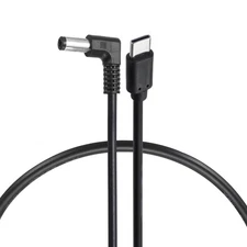 45W PD Trigger Cable, 15V 3A 5.5x2.1mm Type-C Right Angle Power Cord 0.4m