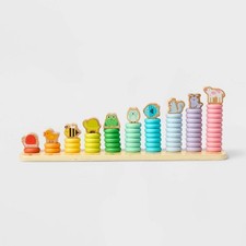 Stack Sort Toy - 66pcs - Gigglescape : Stainless Steel Wood, Baby Toddler