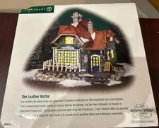Department 56 Leather Bottle Dickens Village Restaurant Building NEW in box