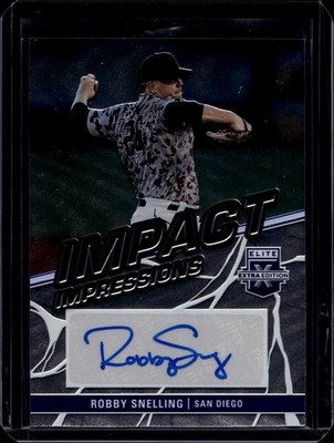 2023 Panini Elite Extra Edition #II-RSN Robby Snelling Impact Impressions (B)