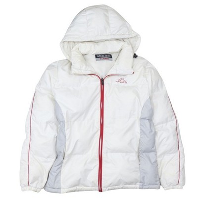 Weiße Steppjacke Herren UK Größe XL Kappa