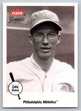 2002 Fleer Greats of the Game #51 Lefty Grove Philadelphia Athletics