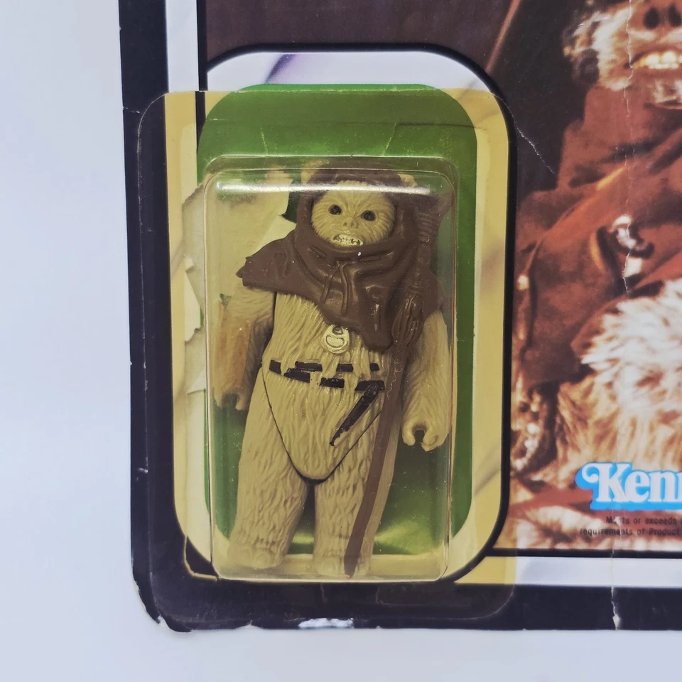 Tarjeta trasera Star Wars Return Of The Jedi Chirpa 77 ROTJ Kenner 1983 de colección Foto 3 de 4