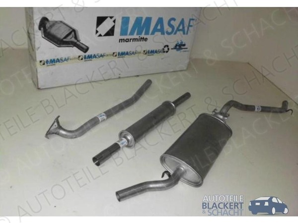 Imasaf Auspuffanlage Komplett für VW Golf 2 II 1.6 D Ohne Kat 1983-1991-image
