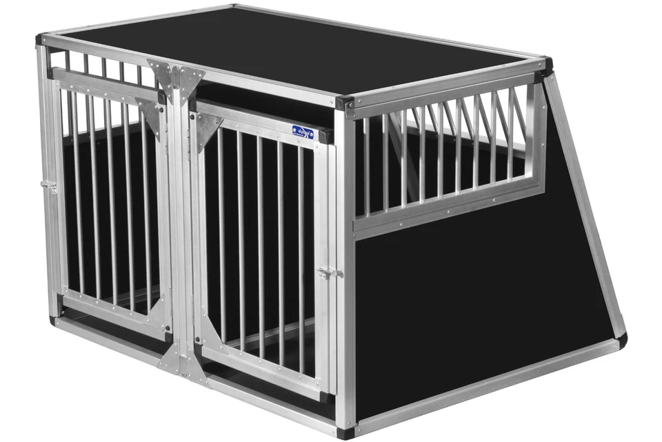N79 Hundetransportbox Gitterbox Aluminium Transportbox Hundebox Alubox Autobox - Bild 3 von 4