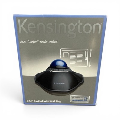 Kensington K72337US Orbit Trackball w/ Scroll Ring USB Wired Mouse New Sealed 
