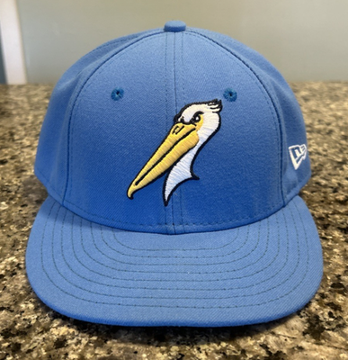 Myrtle Beach Pelicans Hat Sz 7 3/4 New Era 59Fifty MiLB USA Made