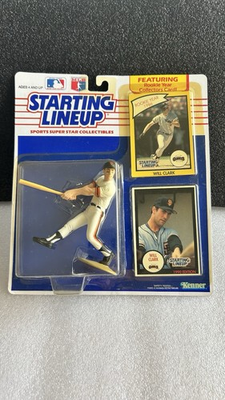 #ad #ad 1999 Kenner Starting Lineup Will The Thrill Clark San Francisco Giants Sealed $6.50