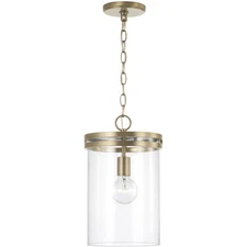 HomePlace by Capital Lighting 348711AD OPEN BOX Fuller Pendant Aged Brass