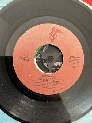 Fat Larry s band. Center city.  7'' Vinyl.   1976. WMOT.