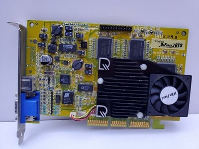 Leadtek nvidia geforce 2 gts 2842 pcb rev:a assy rev :a agp 32mb