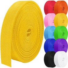 Polypropylene Webbing 1 Inch 1.5 inch 2 inch Nylon Webbing Straps, 5 10 25 50...