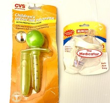 90s Munchkin The Medicator Liquid Baby Medicine Dispenser Pacifier CVS Dropper