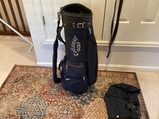 Callaway HawkEye Blue/White Cart Golf Bag with Travel Cover