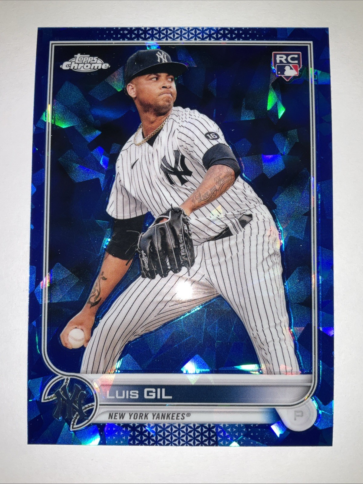 2022 Topps Chrome Sapphire Luis Gil RC Rookie #131 New York Yankees (1130)🔥🔥🔥