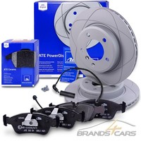 ATE Powerdisc Bremsscheiben+Ceramic BelÄGe+Kontakt Vorne FÜR BMW 3-ER E46 Z4 E85