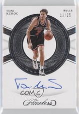 2019-20 Panini Flawless Excellence Signatures 13/25 Toni Kukoc #ES-TKC Auto 3d3
