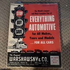 Original 1963 Warshawsky & Co Everything Automotive Catalog Chicago #259