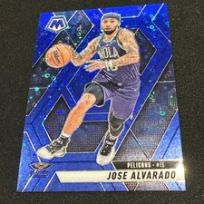2024-25 Panini Mosaic Jose Alvarado #199 Blue Disco /85 Fast Break