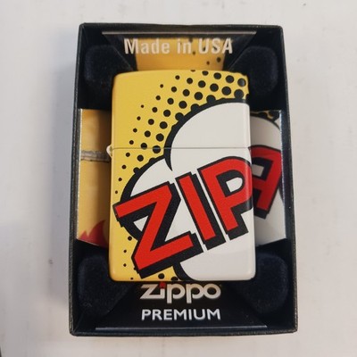 Zippo Windproof Colorful Pop Art Comic Bubble Design & Logo 49533