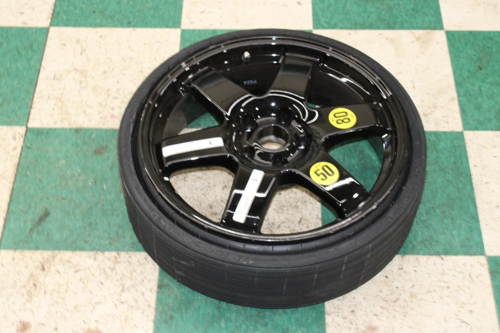 14-20 GHIBLI Emergency Wheel 155/55R18 Black Alloy Six 6 Spoke Factory OEM Rim