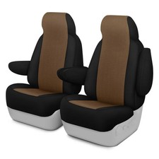 For Pontiac Sunfire 95-05 Grandtex 1st Row Oak W Black Custom Seat Covers