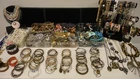 BULK Vintage Antique Estate Costume Fashion Jewelry Lot Gold Plate Signed 33 LB