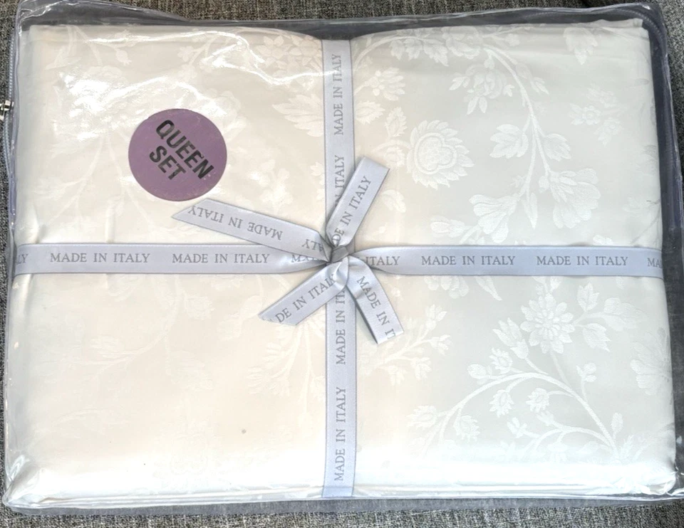 Комплект из 3 пододеяльников Tessitura Toscana Telerie Firenze Италия QUEEN 600TC сатин - Изображение 2 из 4
