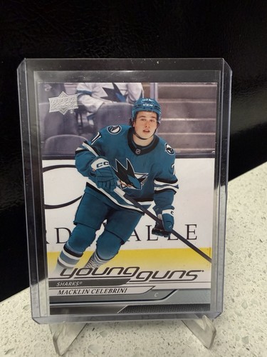 Macklin Celebrini 2024-25 Upper Deck Series 2 Young Guns #451 Rookie RC Sharks