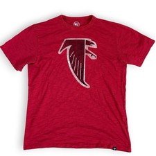 Atlanta Falcons NFL ‘47 Brand Red T-Shirt Men’s Medium Throwback Retro Logo