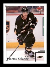  100 Teemu Selanne 8 Ducks 2013 Fleer Hockey Sports Trading Card 