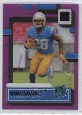 2022 Panini Clearly Donruss Rated Rookie Purple 108/175 Isaiah Spiller #66 0c6