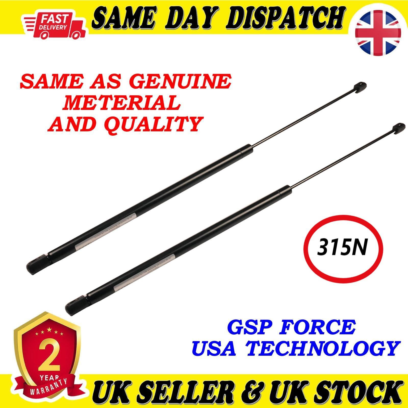 2X FRONT BONNET GAS STRUTS   315 Newton FOR SKODA SUPERB 3T0823359