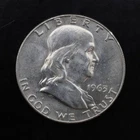 1963-D Franklin Half Dollar 90% Silver BU/UNC Strong Luster Nice Eye Appeal