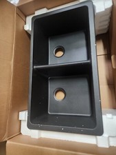 Miseno Georgia 33" Double Basin Undermount Stone Composite Kitchen Sink with...