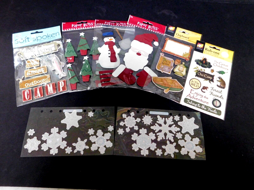 Crafting Rub-on/Paper Bliss/Soft Spoken Embellishment Vintage Assortment NEW