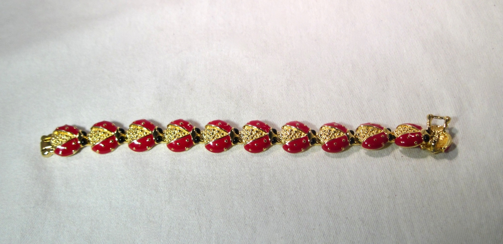 KJL Kenneth Jay Lane Ladybug Bracelet K1420 - image 9