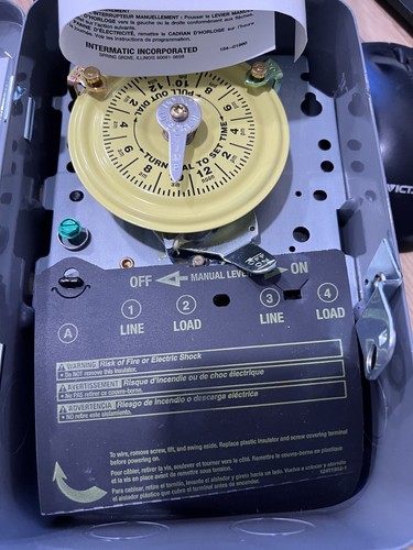 Model T103 Timer Intermatic 24 hr Indoor Analog Electromechanical Timer Switch T103 | eBay