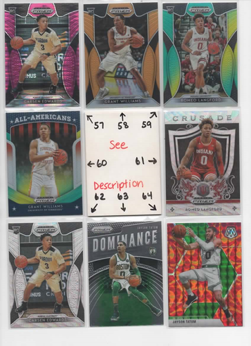 NEW Boston Celtics U-PICK Serial #'d JERSEY AUTO Rookies SMART TATUM BROWN BIRD - Picture 66 of 220