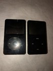 2 Apple iPod Classic 5th Gen 30Gb Mp3 Players - Black For Parts Or Repair