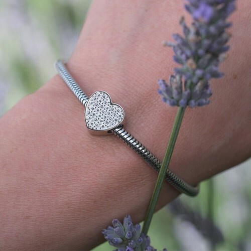 Snake Chain Bracelet for charms High quality Golden Silver Color stainless steel - Picture 5 of 8