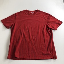 Duluth Trading Long Tail T-Shirt Mens XL Short Sleeve Crew Neck Red Relaxed Fit