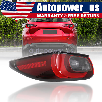 Left Driver Side LED Outer Tail Light For 2022-2024 Mazda CX-5 CX5 Rear Lamps