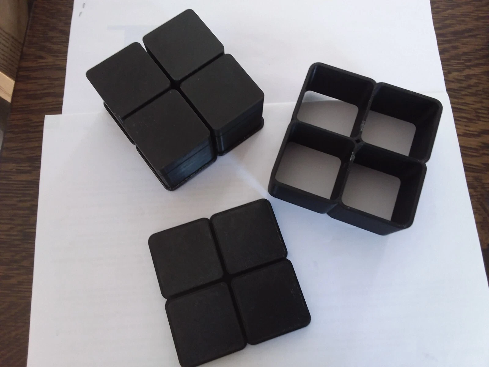 3d Bath Bomb mold - press 4 square at once- or shower steamers